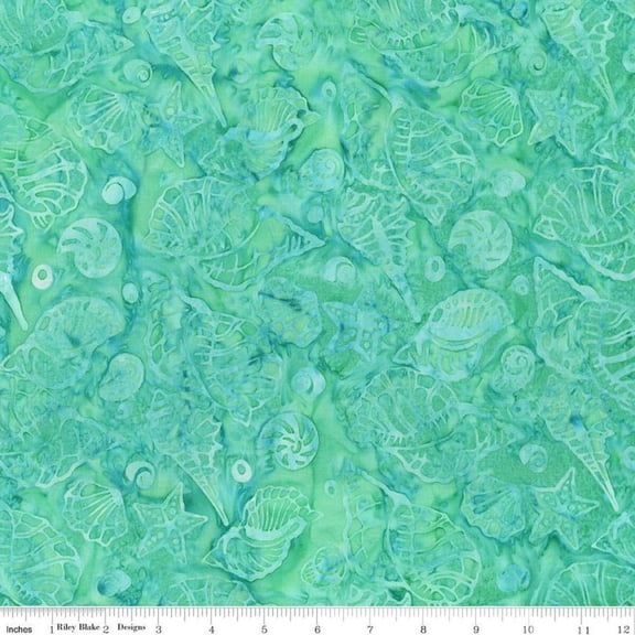 Expressions Batiks Places You'll Go Pool Party Cotton Fabric (Yard)
