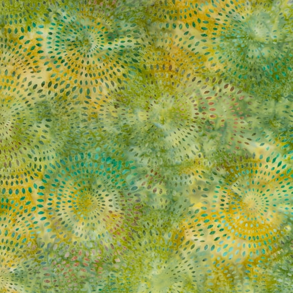 Expressions Batiks Tjaps Lemon Lime (1yard)