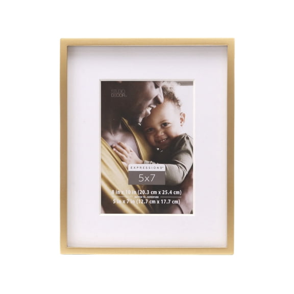 Expressions Gold Sydney Frame with Mat by Studio Decor