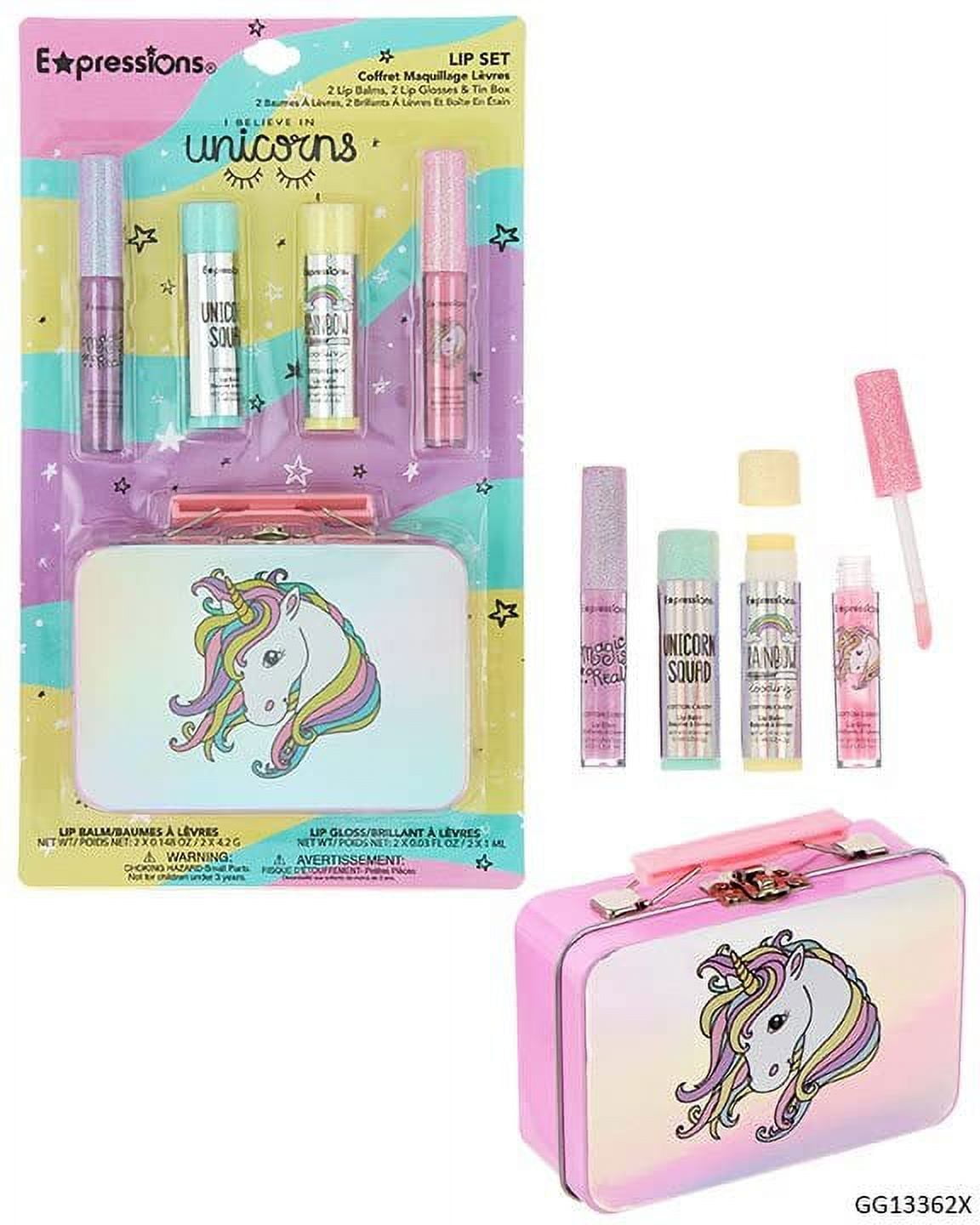 GirlZone Lip Balm Making Kit, Fun Makeup Set and Lip Gloss for Girls, 25  Pieces Incl. Makeup Bag, Ingredients, Stickers, Customi