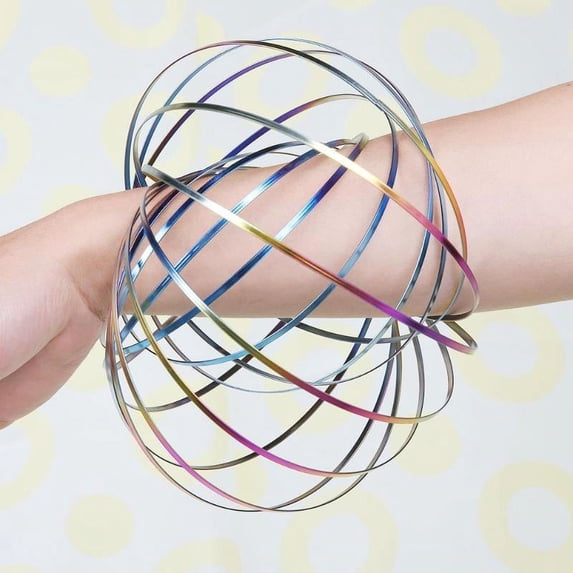 Toysmith Rainbow Flow Coiled Spring