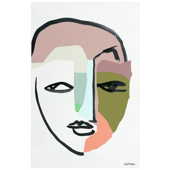 Expressions Unveiled II Washable Art Area Rug size 5'x8'