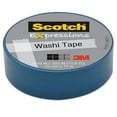 thumbnail image 1 of Expressions Washi Tape, 1.25" Core, 0.59" X 32.75 Ft, Blue | Bundle of 10 Rolls, 1 of 2