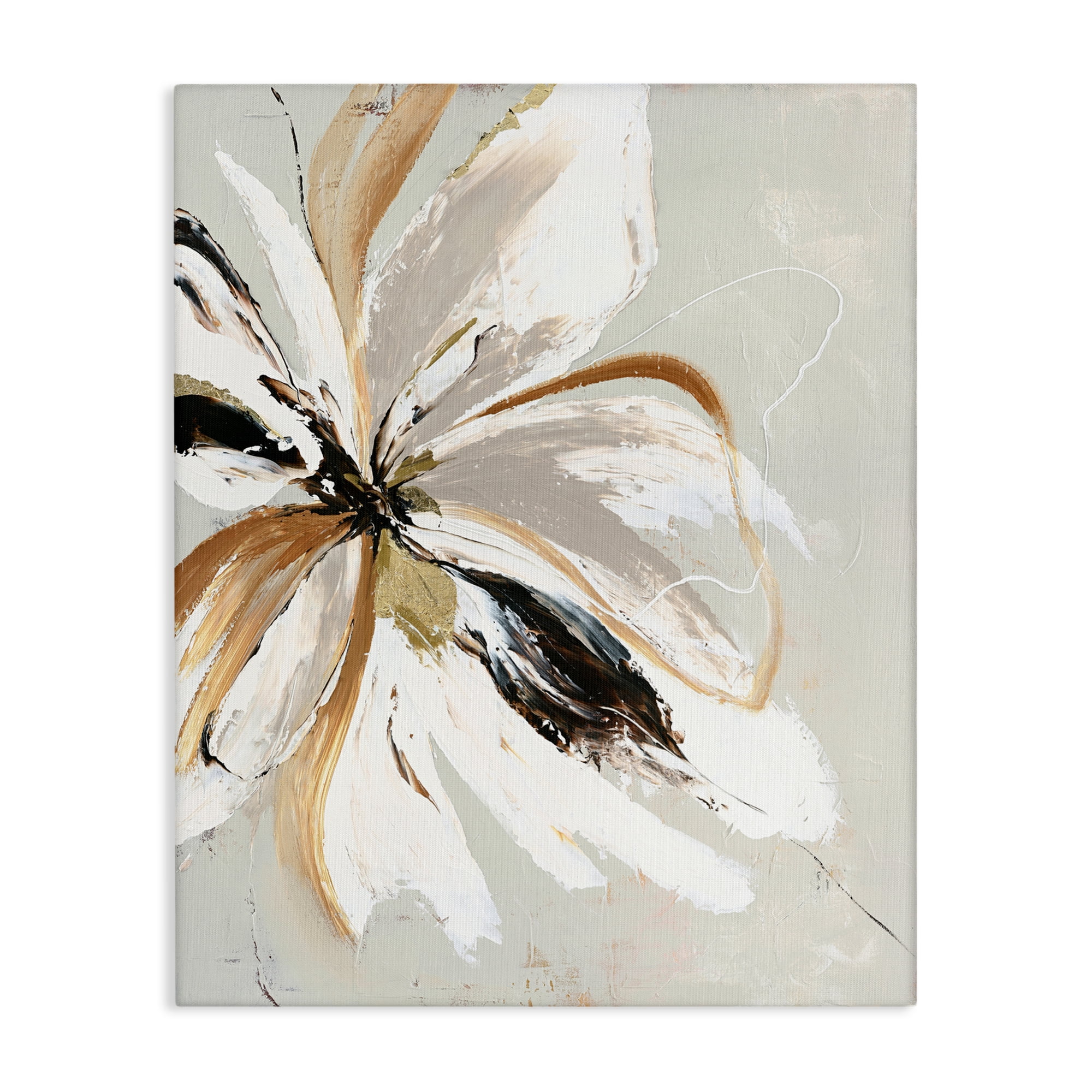 Expressive Cornelia Flower Canvas Wall Art, design by Design Fabrikken