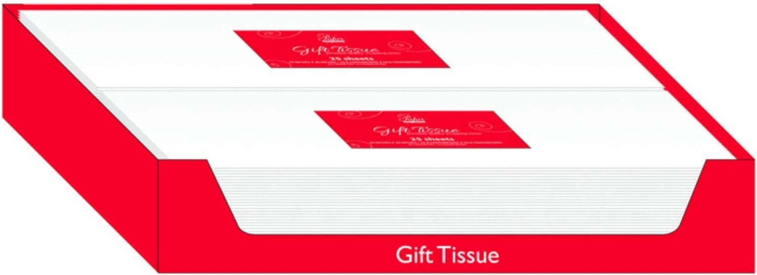 Expressive Design 25Sheet WHT Tiss Paper