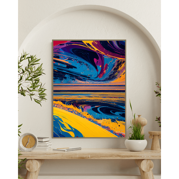 Expressive Gestures - Abstract Expressionism Canvas Wall Art