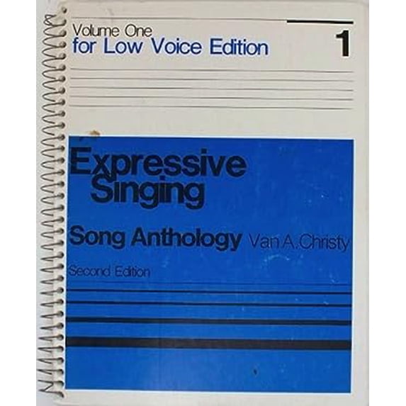 Pre-Owned Expressive Singing: Song Anthology, Vol. 1 for Low Voice (Paperback) 0697035220 9780697035226