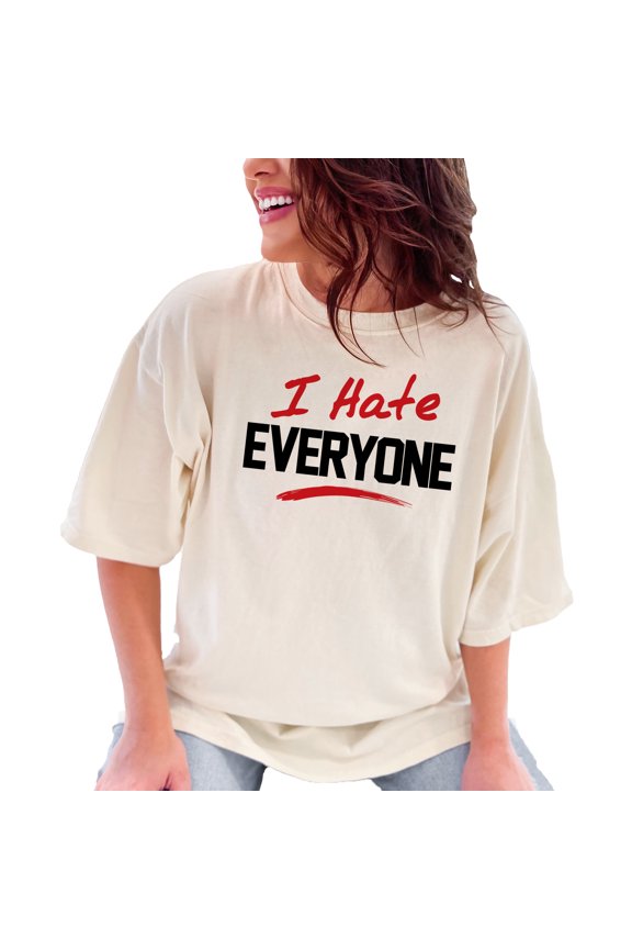 Expressive and Bold Statement Quote, Ivory Comfort Colors T-Shirt, Small