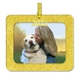 thumbnail image 1 of Expressly Yours! 2022 Picture Frame Christmas Ornament with Magnetic Glitter and Non-Glare Photo Protector, Horizontal Gold, 1 of 6