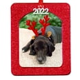 thumbnail image 1 of Expressly Yours! 2022 Picture Frame Christmas Ornament with Magnetic Glitter and Non-Glare Photo Protector, Vertical Red, 1 of 6
