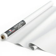 Exquisite 100 ft. x 40 in. White Plastic Tablecloth Rolls - Disposable Banquet Roll White Plastic Table Covers