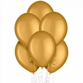 Exquisite 12" Gold Bulk Pack Latex Balloons | 72 Count
