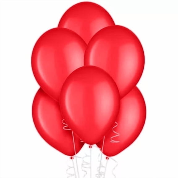 Exquisite 12" Red Bulk Pack Latex Balloons | 72 Count