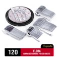 thumbnail image 1 of Exquisite 120 Piece Flora Plastic Combo Set | Serves 20 Guests, 1 of 4