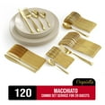 thumbnail image 1 of Exquisite 120 Piece Macchiato Plastic Combo Set | Serves 20 Guests, 1 of 4