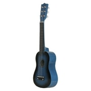 Exquisite 21inch Beginners Practice Acoustic Guitar for Kids Children Blue