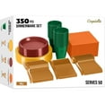 thumbnail image 1 of Exquisite 350 Piece Thanksgiving Paper Party Plates & Tableware Dinnerware Set, 1 of 9