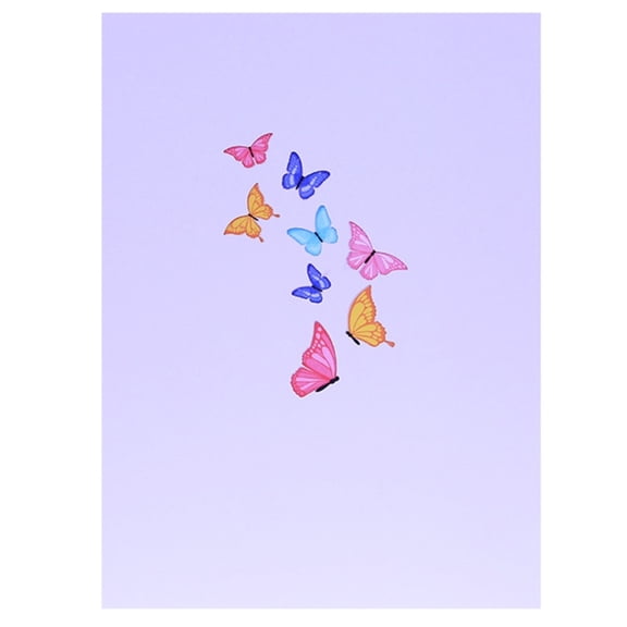 Exquisite 3D Butterfly Greeting Cards 3D Pop Up Butterfly Card Birthday Greeting Card Wedding Souvenirs Gift Postcard