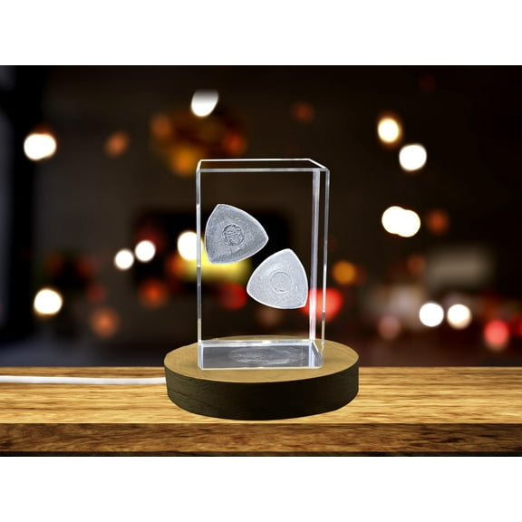 Exquisite 3D Engraved Crystal Replica of Tailor's Chalks for Sewing Enthusiasts