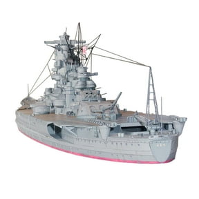 Exquisite 3D WW2 Japanese Navy Ship Assemble DIY Paper Model Kits Education for for Kids Adults Lovers Desktop Decoration Gifts