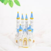 Exquisite 4.5 Cinderella's Castle Cake Topper - Shimmering Design for Fairytale Themed Parties