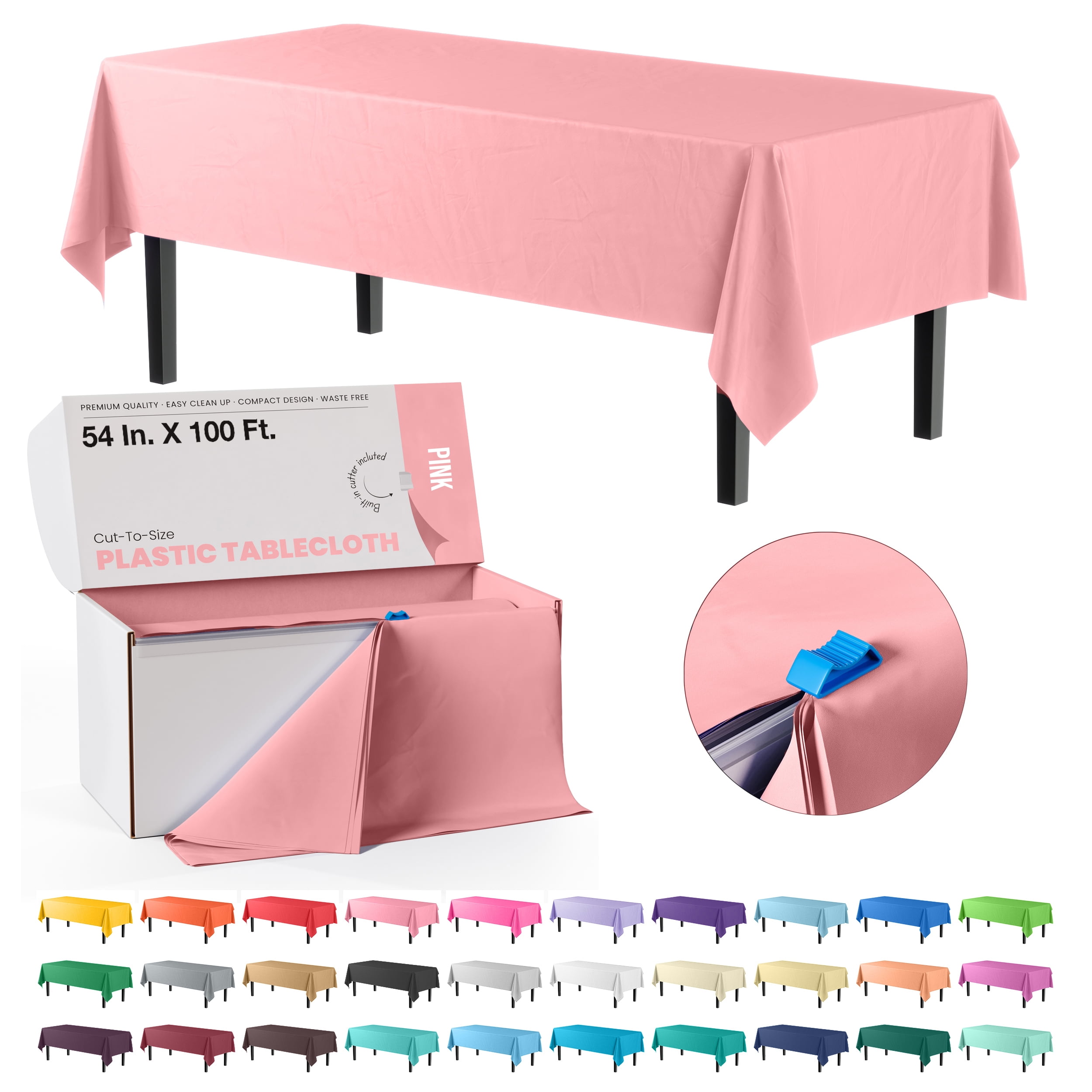 Plastic tablecloth clearance rolls