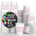 thumbnail image 1 of Exquisite 9 oz. Pink Party Disposable Paper Cups, 50 Count, 1 of 1