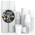 thumbnail image 1 of Exquisite 9 oz. White Disposable Paper Cups, 50 Count, 1 of 4