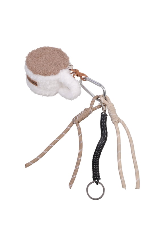 Exquisite Afternoon Teas Series Keychain Dessert Keyring Handmade Plush Pendant Jewelry Elegant Home Decoration