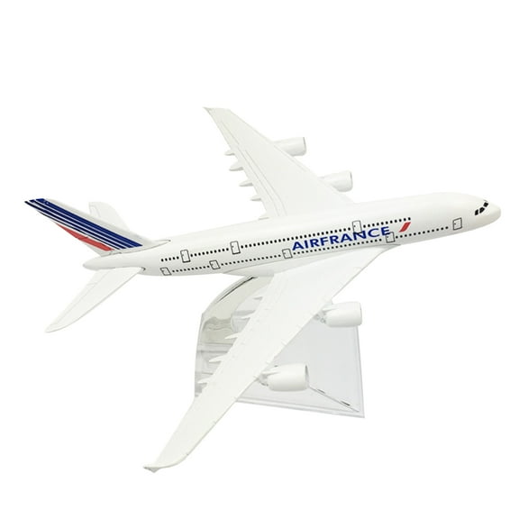Exquisite Airfrance A380 Plane Model Mini Toy Collectible for Aviation Enthusiasts and Collectors, 1/400