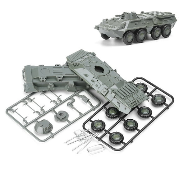 Exquisite BTR-80 Wheeled Armored Vehicle Model Replica with Move Function for Display Crafting by Collectors APPLAYERR Spare Part
