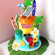 Exquisite Beach-Themed Cake Decoration Set - Perfect for Summer Birthdays Beach-Themed Parties Vacation Celebrations Or Tropical-Style Cake Decor