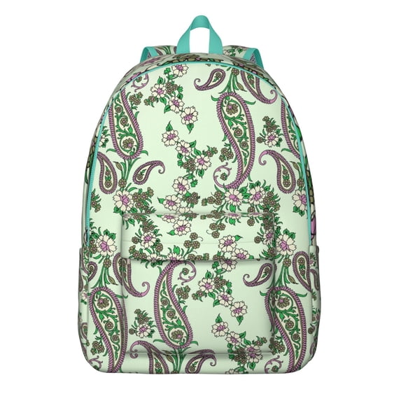 Exquisite Boho Chic Backpack with Paisley Pattern, Versatile School College Bookbag for Students, Dependable Laptop Daypack with Compartments, Ideal Gift for Women Teens Work