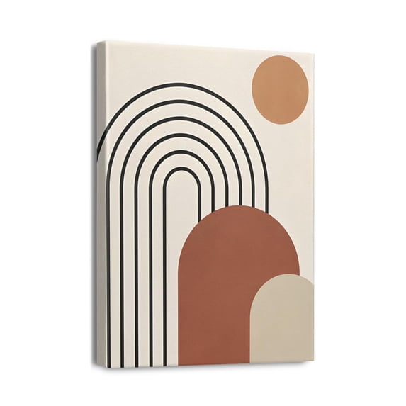 Exquisite Boho Wall Decor - Mid-Century Modern Sky Canvas Art - Perfect Addition to Living Room, Bedroom, Kitchen, Bathroom, Home Office - 12x16inch.