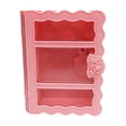 thumbnail image 1 of Exquisite Carved Book Storage Box - DIY Plastic Organizer for Craft, Jewelry, and Stationery - Lockable Design with Multi-Tiered Compartments, 1 of 5