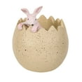 thumbnail image 1 of Exquisite Carved Resin Easter Bunny Planter A Captivating Focal Point for Indoor Plants and Festive Home/Garden Displays, Perfect as an Easter Gift, 1 of 7