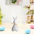thumbnail image 1 of Exquisite Ceramic Easter Decoration, Cabinet Living Room Bunny Decor Ceramic Bookend Tabletop Decor, Cute Table Decoration Props, Multi-Purpose Small Crafts, for Holiday & Daily Home Decor, 1 of 6