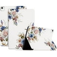 thumbnail image 1 of Exquisite Charming Flower PU Tablet Case Folio Stand Cover , for iPad 2 3 4 5 6 7 8 9 th Generation Mini 1 2 3 4 5 6 Comfortable Slim Unique Fashion Shell(White,for iPad 5 th), 1 of 8