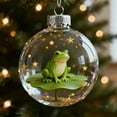 thumbnail image 1 of Exquisite Christmas Frog Acrylic Hanging Ornament – Flat Acrylic Tree Decoration for Home, Car, or Gift Wrapping Cute Holiday Pendant & Christmas Gift, 1 of 4