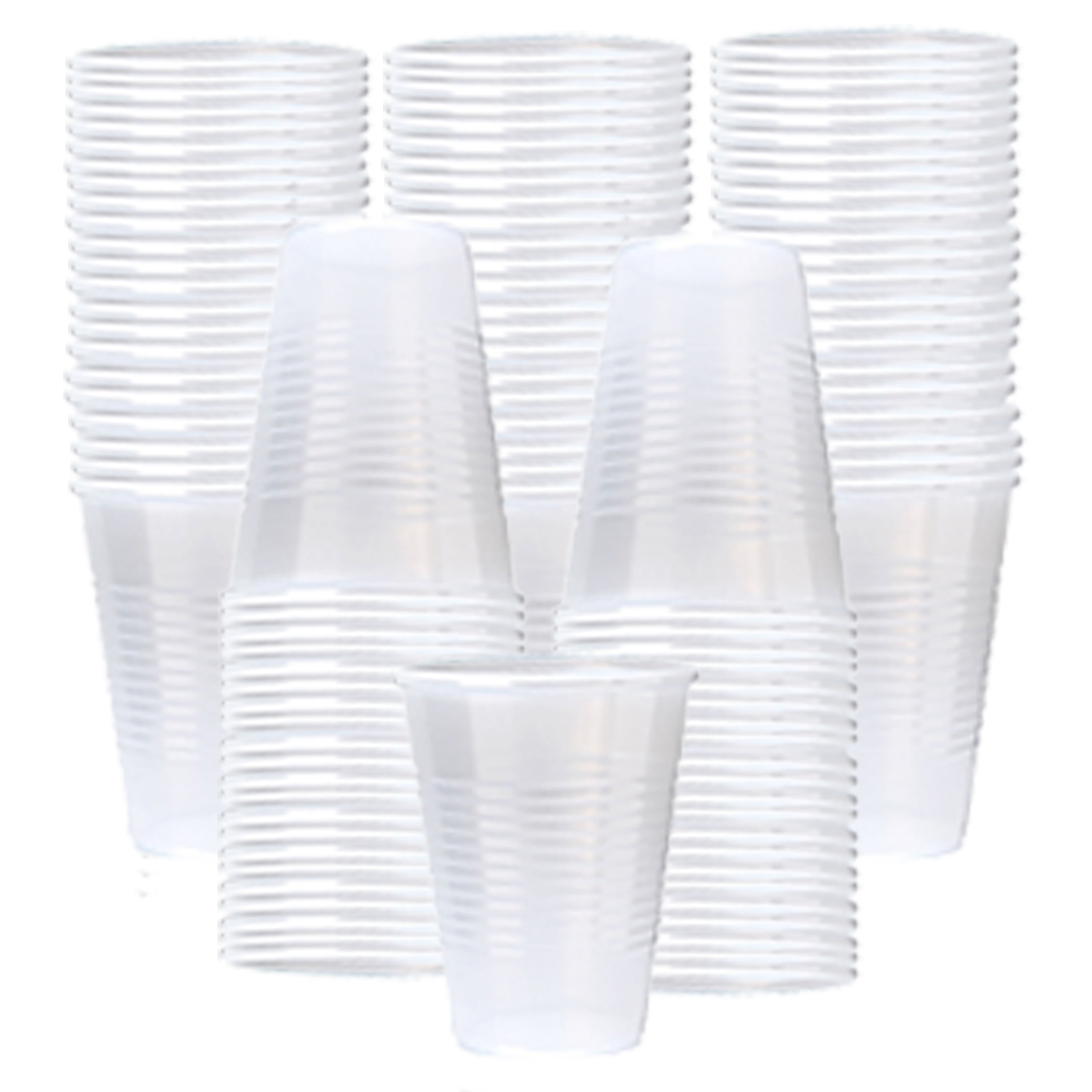 Plastic Cup PP Clear 240ml Ø7,34cm (100 Units)