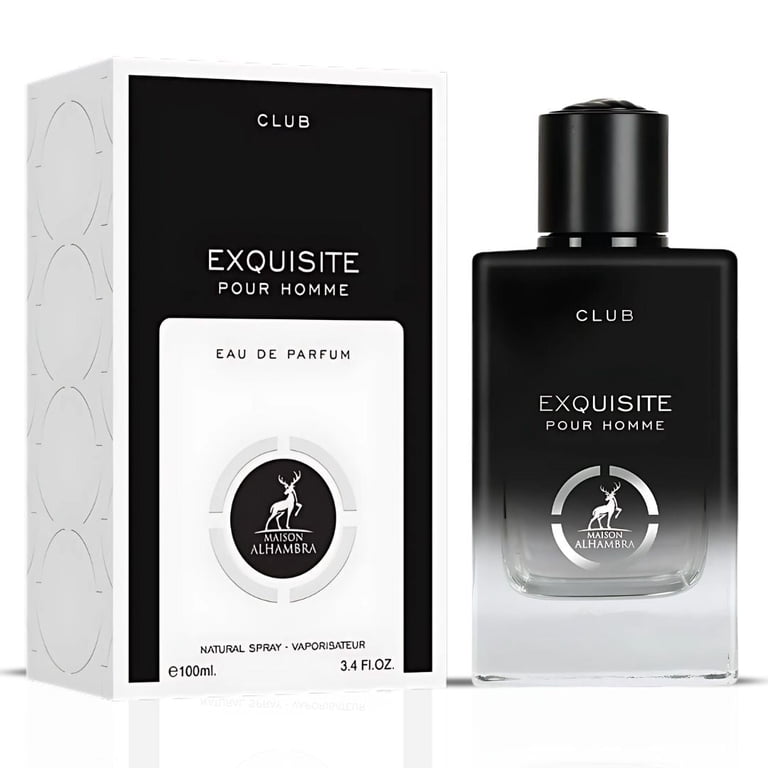 香水(男性用) Maison Alhambra Club Exquisite Maison Alhambra Men's Exquisite Club EDP Spray 3.4 oz - Walmart.com