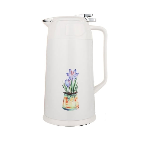 Exquisite Coffee Thermos 1900ML Household Insulating Kettle Glass Inner Thermos Warm Water Bottle