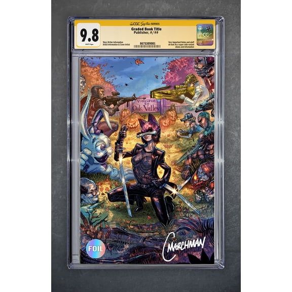 Exquisite Corpses 7 CGC Signature Series 9.8 Chris Marchman Variant B Virgin Foil LTD 500