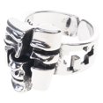 thumbnail image 1 of Exquisite Craftsmanship Mask Rings Retro Personality Rings Charm Showcasing Inner Complexity For Artistic Occasions, 1 of 8