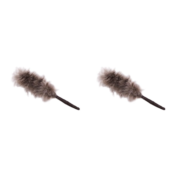 Exquisite Cute Dollhouse Miniature 1:12 Feather Duster Cleaning Tool Broom