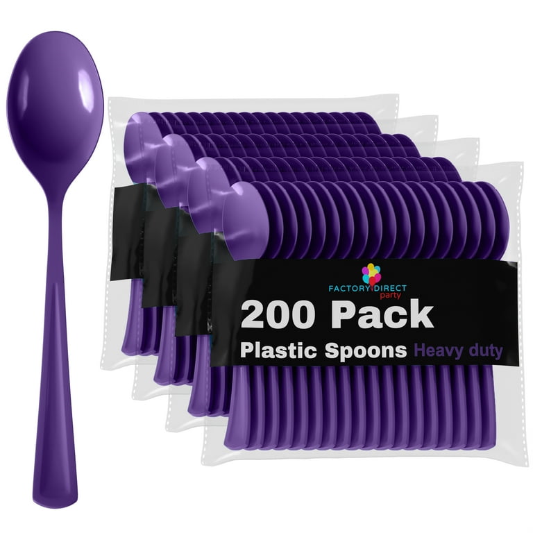 Buy Kuber Industries Purple Plastic Measuring Cup and Spoon Set