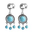 thumbnail image 1 of Exquisite Double Speaker Turquoise Pendant Earring Expansion Piercing Jewelry(10mm), 1 of 8