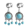 thumbnail image 1 of Exquisite Double Speaker Turquoise Pendant Earring Expansion Piercing Jewelry(16mm), 1 of 7