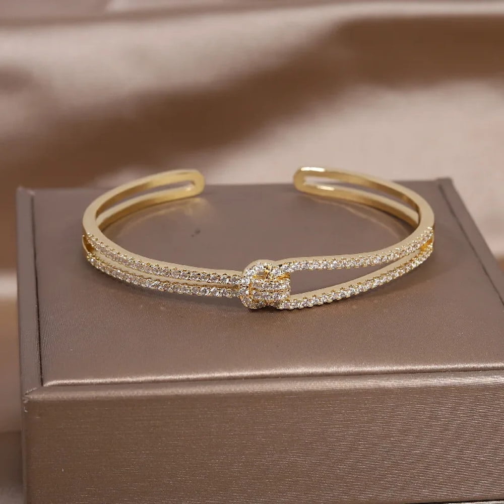 Chieco+ knot bangle gold ブレスレット 楽天市場】CELINE セリーヌ 46P446BIG.35GS Double Bracelet