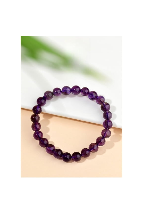 Exquisite Fashion Amethyst Ball Bracelet